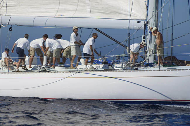 Training on Yacht